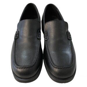 NWOB COS Classic Slip On Leather Loafers Black NEW